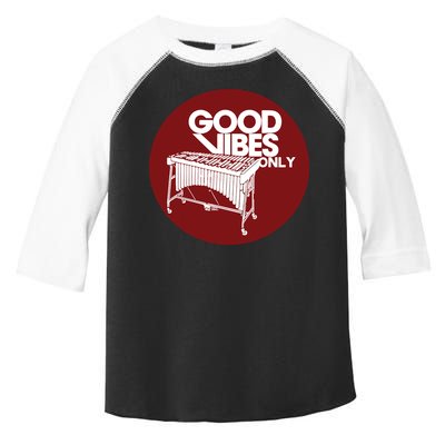 Vibraphone Good Vibes Only Vibraphonist Marimba Player Toddler Fine Jersey T-Shirt