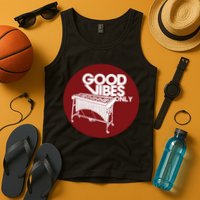 Vibraphone Good Vibes Only Vibraphonist Marimba Player Tank Top