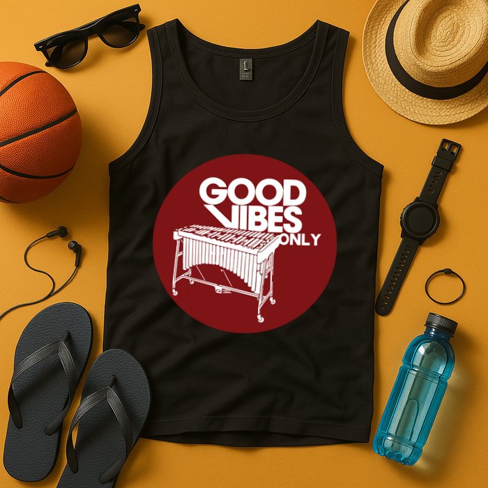 Vibraphone Good Vibes Only Vibraphonist Marimba Player Tank Top