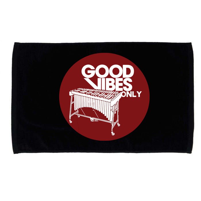 Vibraphone Good Vibes Only Vibraphonist Marimba Player Microfiber Hand Towel