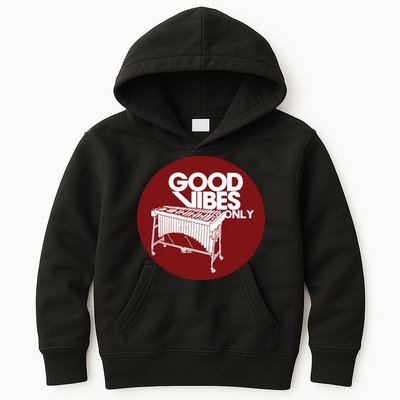 Vibraphone Good Vibes Only Vibraphonist Marimba Player Kids Hoodie