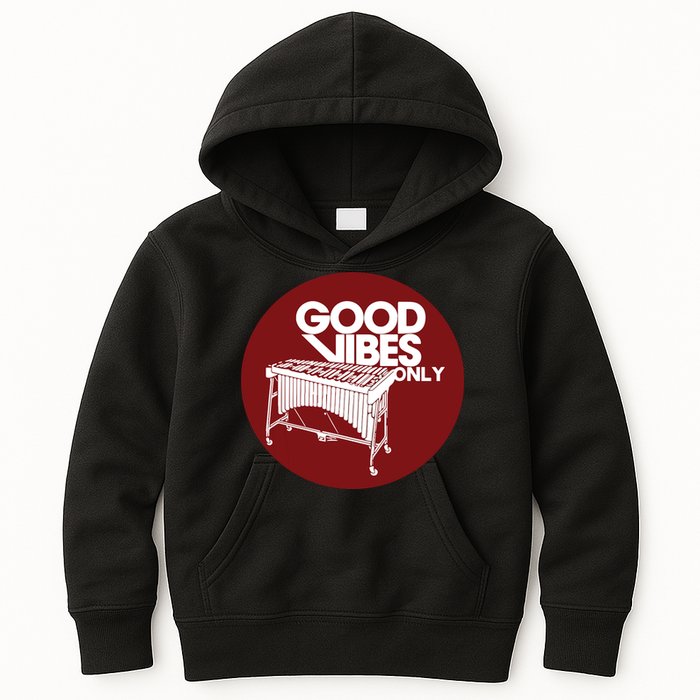 Vibraphone Good Vibes Only Vibraphonist Marimba Player Kids Hoodie