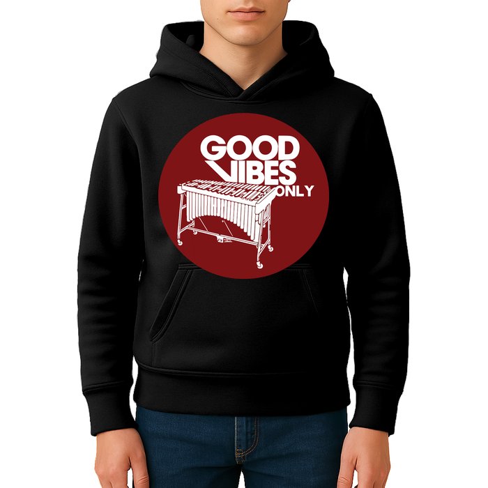 Vibraphone Good Vibes Only Vibraphonist Marimba Player Kids Hoodie