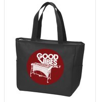 Vibraphone Good Vibes Only Vibraphonist Marimba Player Zip Tote Bag
