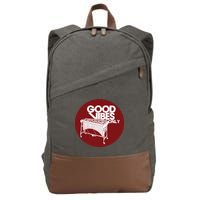 Vibraphone Good Vibes Only Vibraphonist Marimba Player Cotton Canvas Backpack