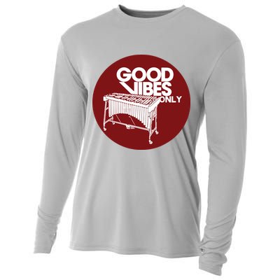Vibraphone Good Vibes Only Vibraphonist Marimba Player Cooling Performance Long Sleeve Crew