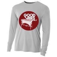 Vibraphone Good Vibes Only Vibraphonist Marimba Player Cooling Performance Long Sleeve Crew