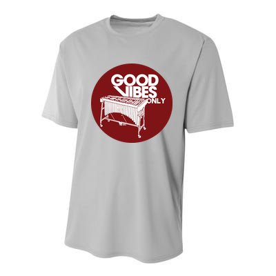 Vibraphone Good Vibes Only Vibraphonist Marimba Player Youth Performance Sprint T-Shirt