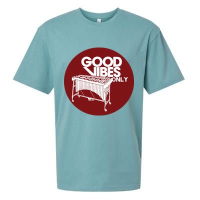 Vibraphone Good Vibes Only Vibraphonist Marimba Player Sueded Cloud Jersey T-Shirt