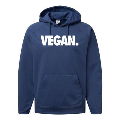 Vegan Gift Vegan And Plantgiftbased Athlete Meaningful Gift Performance Fleece Hoodie