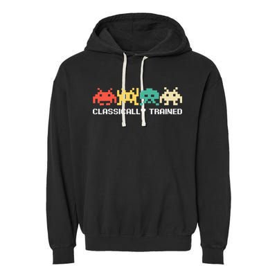Video Game Vintage Retro Gaming Arcade 80s Garment-Dyed Fleece Hoodie