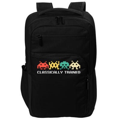 Video Game Vintage Retro Gaming Arcade 80s Impact Tech Backpack