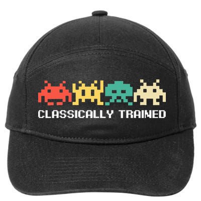 Video Game Vintage Retro Gaming Arcade 80s 7-Panel Snapback Hat