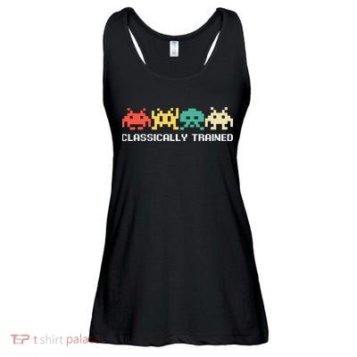 Video Game Vintage Retro Gaming Arcade 80s Ladies Essential Flowy Tank