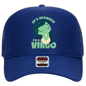 Virgo Gift High Crown Mesh Back Trucker Hat