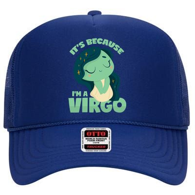 Virgo Gift High Crown Mesh Back Trucker Hat