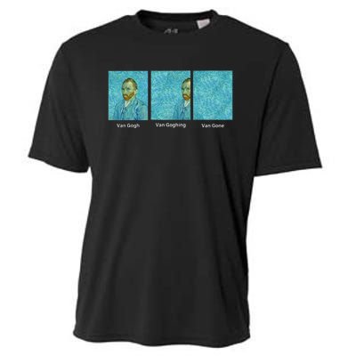 Van Gogh Van Going Van Gone Funny Art Lover Cooling Performance Crew T-Shirt