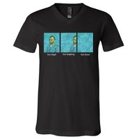 Van Gogh Van Going Van Gone Funny Art Lover V-Neck T-Shirt