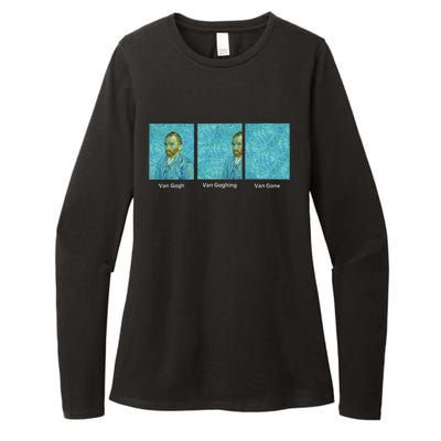 Van Gogh Van Going Van Gone Funny Art Lover Womens CVC Long Sleeve Shirt