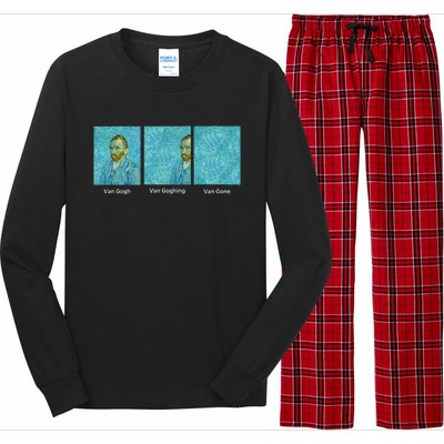 Van Gogh Van Going Van Gone Funny Art Lover Long Sleeve Pajama Set