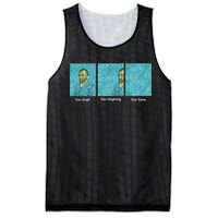 Van Gogh Van Going Van Gone Funny Art Lover Mesh Reversible Basketball Jersey Tank