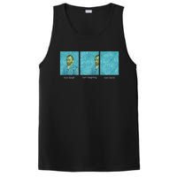 Van Gogh Van Going Van Gone Funny Art Lover PosiCharge Competitor Tank