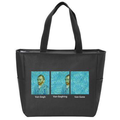 Van Gogh Van Going Van Gone Funny Art Lover Zip Tote Bag