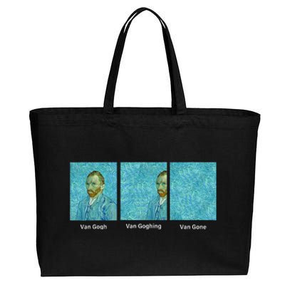 Van Gogh Van Going Van Gone Funny Art Lover Cotton Canvas Jumbo Tote