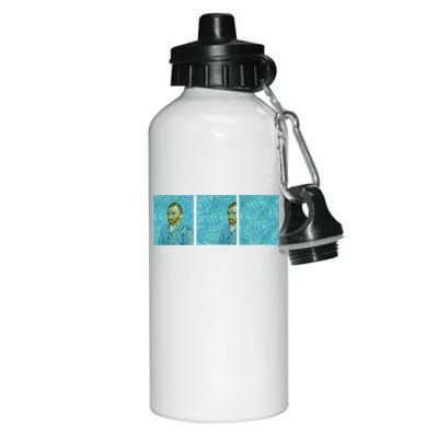 Van Gogh Van Going Van Gone Funny Art Lover Aluminum Water Bottle