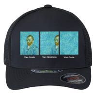 Van Gogh Van Going Van Gone Funny Art Lover Flexfit Unipanel Trucker Cap