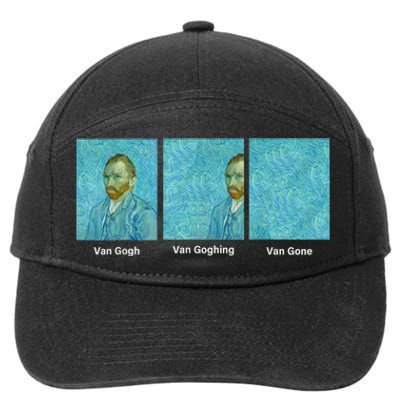 Van Gogh Van Going Van Gone Funny Art Lover 7-Panel Snapback Hat