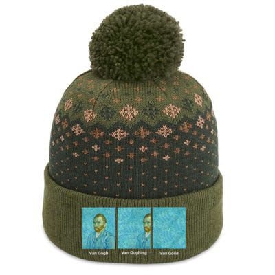 Van Gogh Van Going Van Gone Funny Art Lover The Baniff Cuffed Pom Beanie