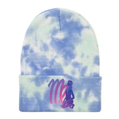 Virgos Gift Tie Dye 12in Knit Beanie