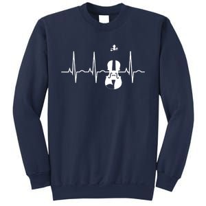 Violin Gifts Violin Player For Violinist Heartbeat Sweatshirt