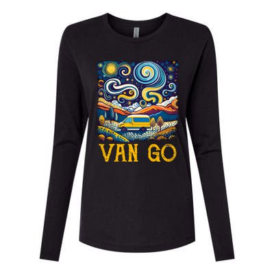 Van Go Vanlife Accessories Artist Funny Art Teacher Womens Cotton Relaxed Long Sleeve T-Shirt