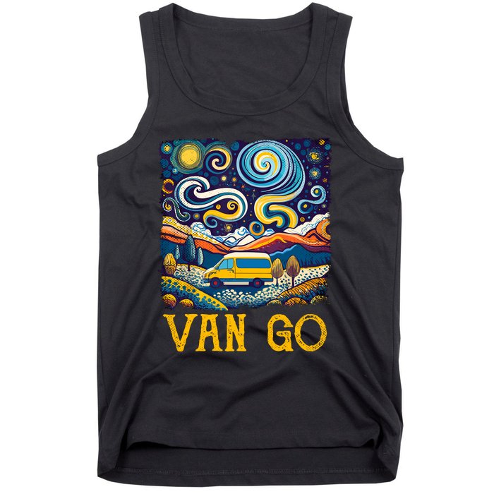 Van Go Vanlife Accessories Artist Funny Art Teacher Tank Top