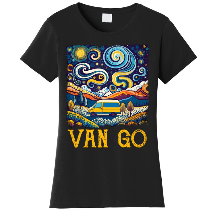 Van Go Vanlife Accessories Artist Funny Art Teacher Women's T-Shirt