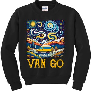 Van Go Vanlife Accessories Artist Funny Art Teacher Kids Sweatshirt