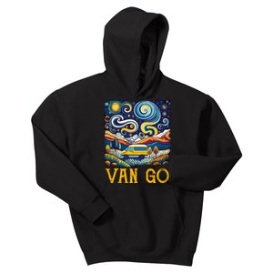 Van Go Vanlife Accessories Artist Funny Art Teacher Kids Hoodie