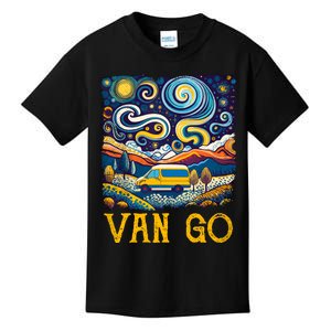 Van Go Vanlife Accessories Artist Funny Art Teacher Kids T-Shirt