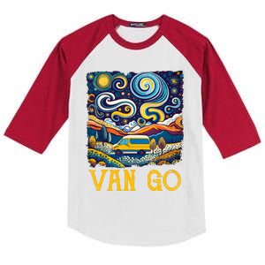 Van Go Vanlife Accessories Artist Funny Art Teacher Kids Colorblock Raglan Jersey