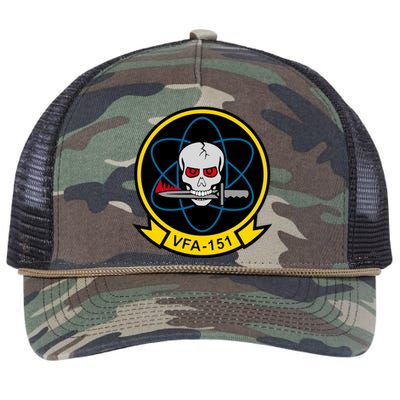 Vfagreat Gift151 Vigilantes Squadron Fgreat Gift18 Super Hornet Veterans Day Coo Retro Rope Trucker Hat Cap