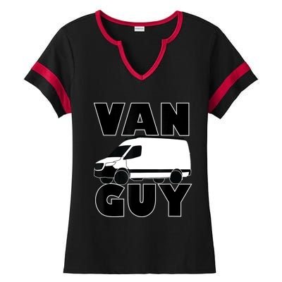 Van Guy Ladies Halftime Notch Neck Tee