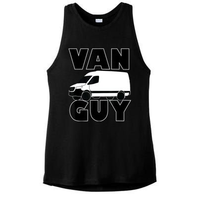 Van Guy Ladies PosiCharge Tri-Blend Wicking Tank