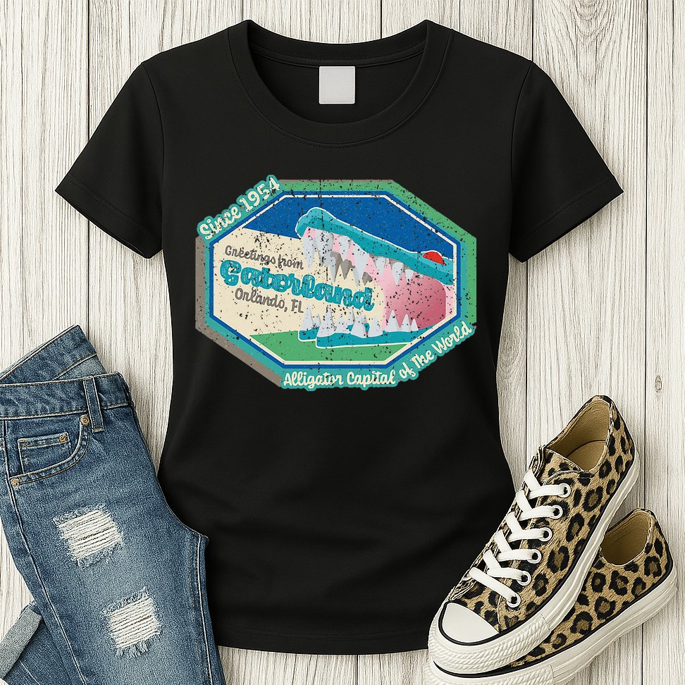 Vintage Gatorland Womens T-Shirt
