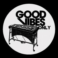 Vibraphone Good Vibes Only Vibraphonist & Marimba Player Drawstring Bag