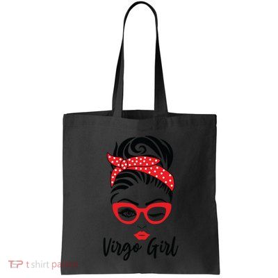 Virgo Girl Wink Eye Woman Face Wink Eyes Lady Bag