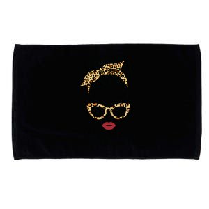 Virgo Girl Woman Face Leopard Bandana Wink Eye Microfiber Hand Towel