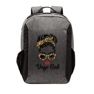 Virgo Girl Woman Face Leopard Bandana Wink Eye Vector Backpack