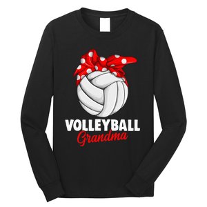 Volleyball Grandma Women Long Sleeve Shirt